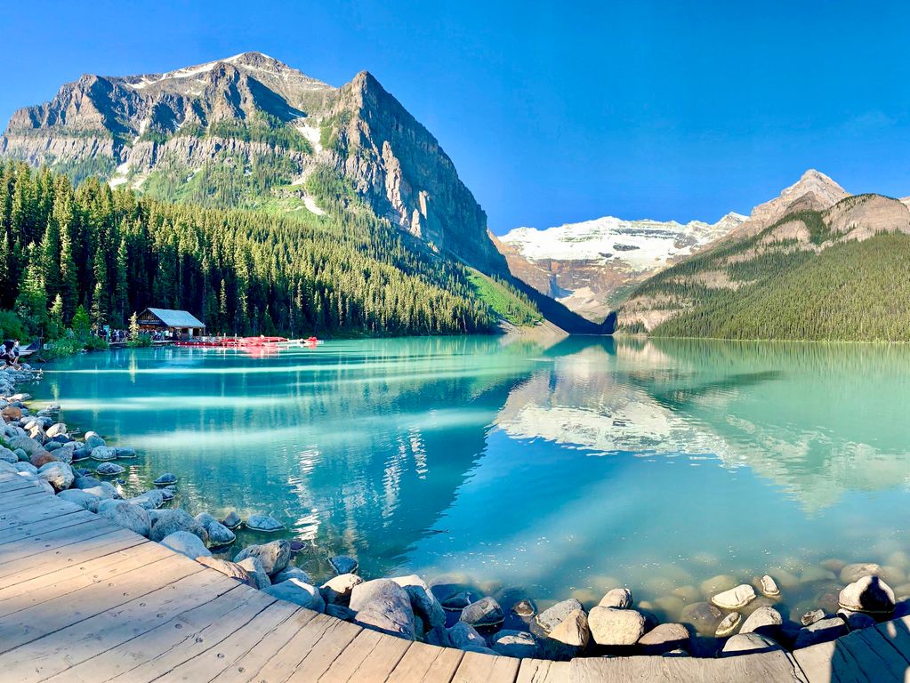 Uitkijk punt Lake Louise